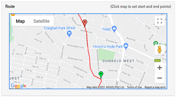 TRIP LOG - MAP