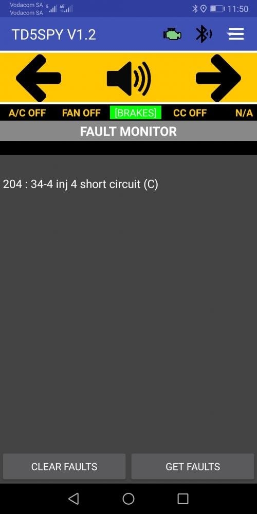 SCREEN  - FAULTS