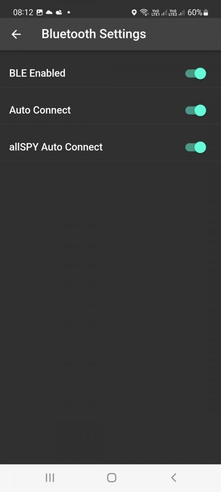 V3217 BLUETOOTH SETTINGS